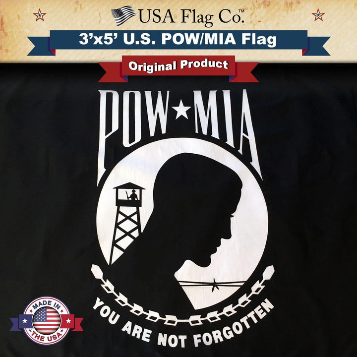 Double-Sided POW MIA Flag 3x5 | USA Flag Co.