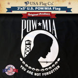 Double-Sided POW MIA Flag 3x5 | USA Flag Co.