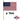 USA Stick Flags 6x9 Inch - Flattened Spearhead Tip for Safety