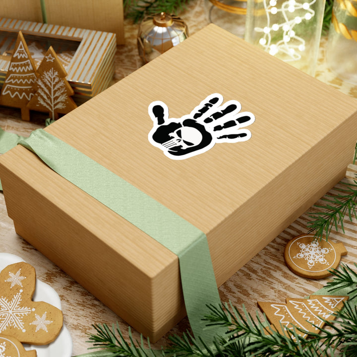 Punisher Handprint Sticker