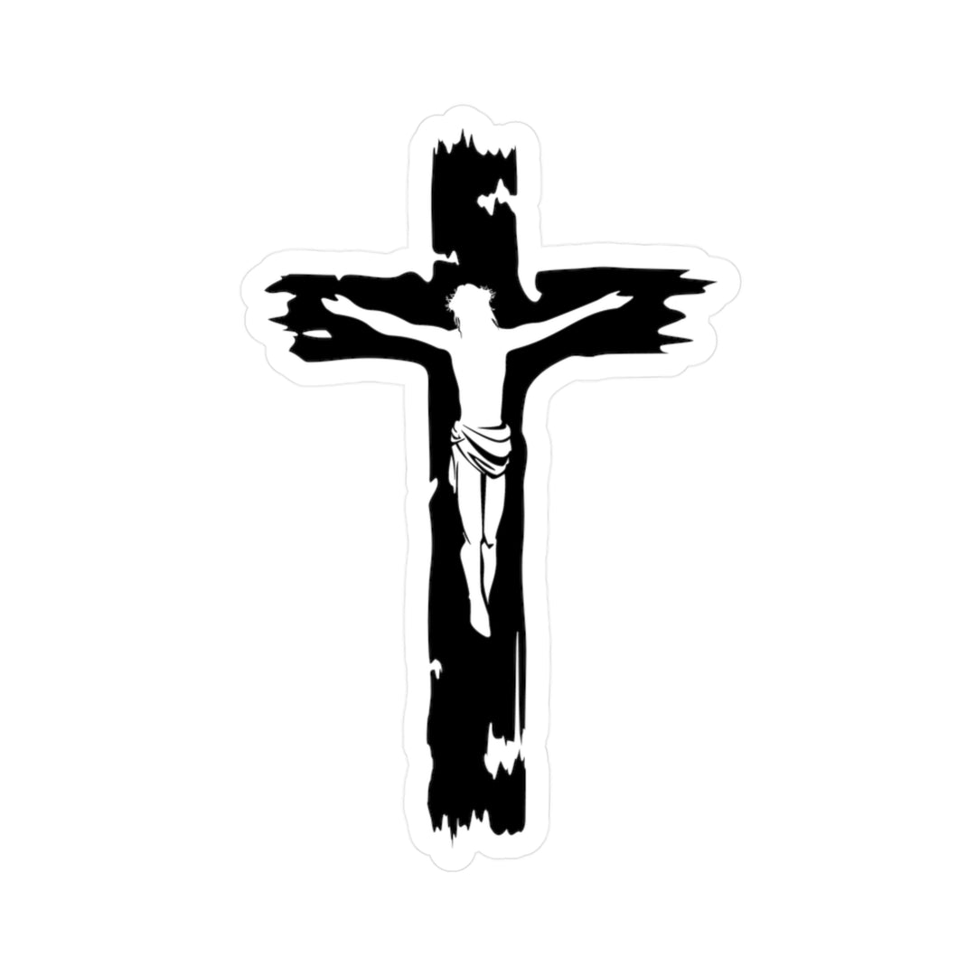 Jesus Cross Decal (indoor and outdoor use)