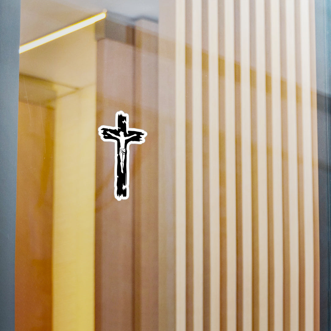 Jesus Cross Decal (indoor and outdoor use)