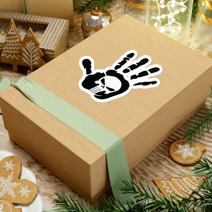 Punisher Handprint Sticker